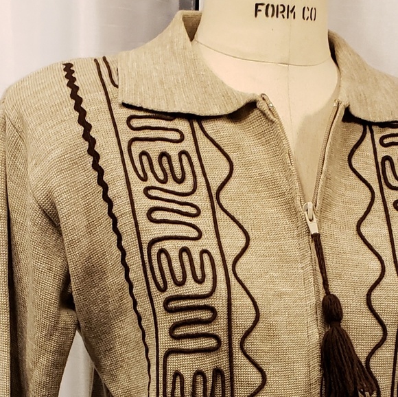 ADOLFO ~ Acrylic Lambswool ~ VINTAGE ~ Sweater - Picture 3 of 4